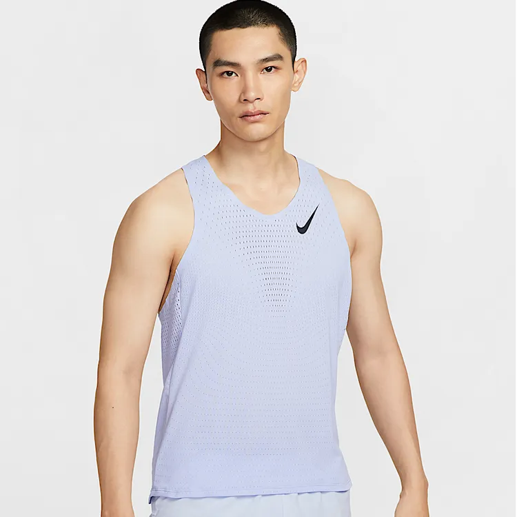 【滔搏联动】NIKE耐克男子速干透气跑步运动背心FN4232-057