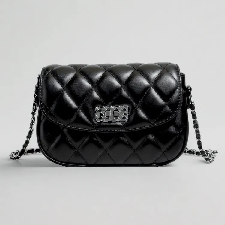 包包女式2025新款单肩斜挎包时尚爆款质感小香风菱格炼条包小方包