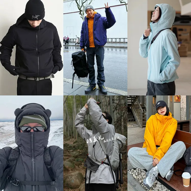 御寒神衣高端山野户外秋冬男女情侣加厚保暖防风雨连帽棉夹克外套