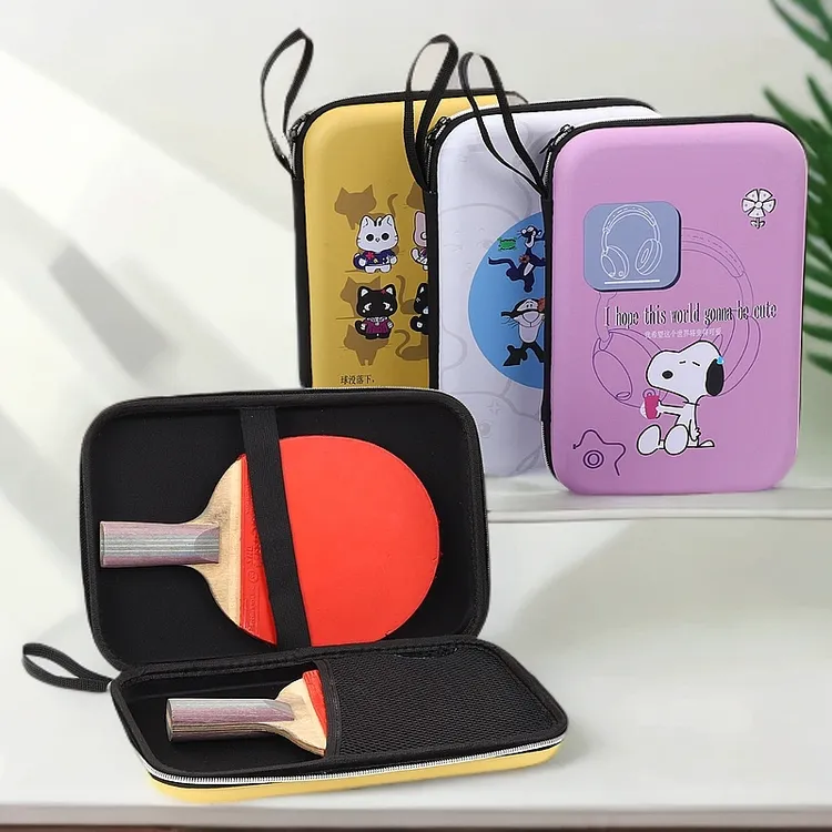 现货防水防压乒乓球收纳包硬壳多功能方形乒乓球包便携新款耐用