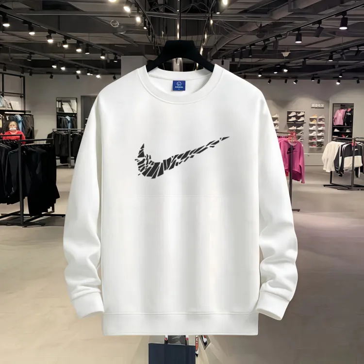 精选特惠专区无帽圆领卫衣男秋冬重磅长袖T恤男款内搭