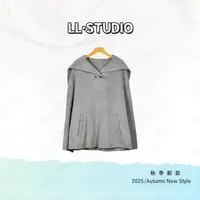 妙兮·LL秋季新款时尚休闲百搭宽松设计款海军领外套*20252678