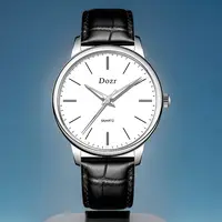 【专柜正品】--DOZR白盘冒险家--全新夜光防水男款商务手表-3