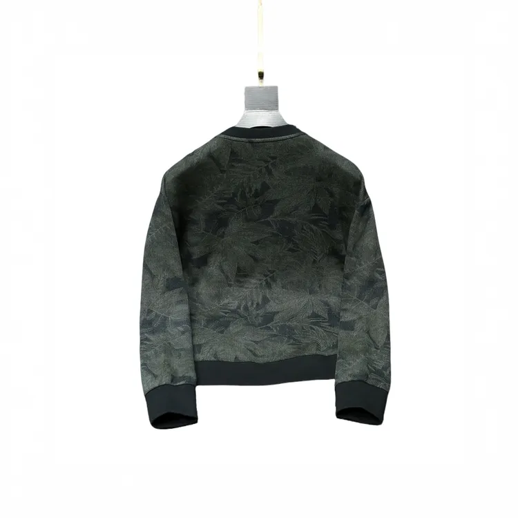 洛辛普肯秋季高端刺绣男士卫衣修身百搭时尚潮流保暖长袖打底衫