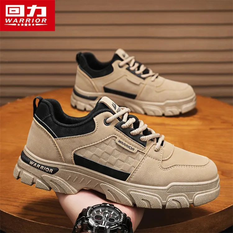 回力马丁靴2025秋季新款小众潮流工装靴男士大黄靴切尔西作战靴子