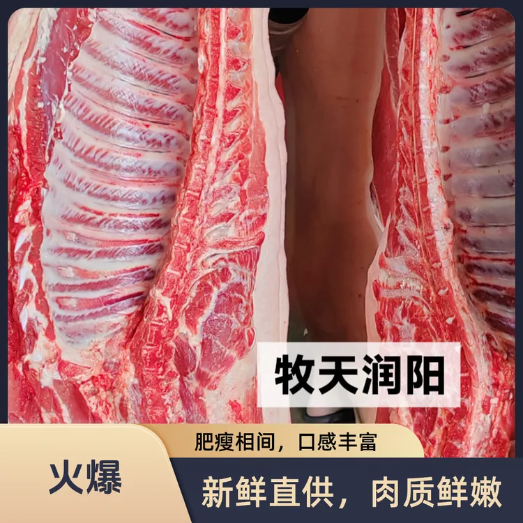 【牧天润阳】前腿肉3斤生态猪肉新鲜宰杀速冻锁鲜发货