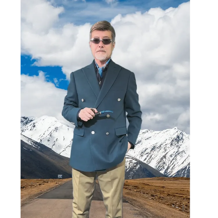 长袖商务休闲两粒双排扣西服双排扣英伦风西装宽松