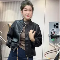 高级感超软短款夹克上衣
