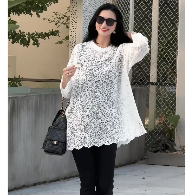 【娜姐新款7136款】2025年巴瑟大码女装宽松显瘦百搭潮流长袖卫衣