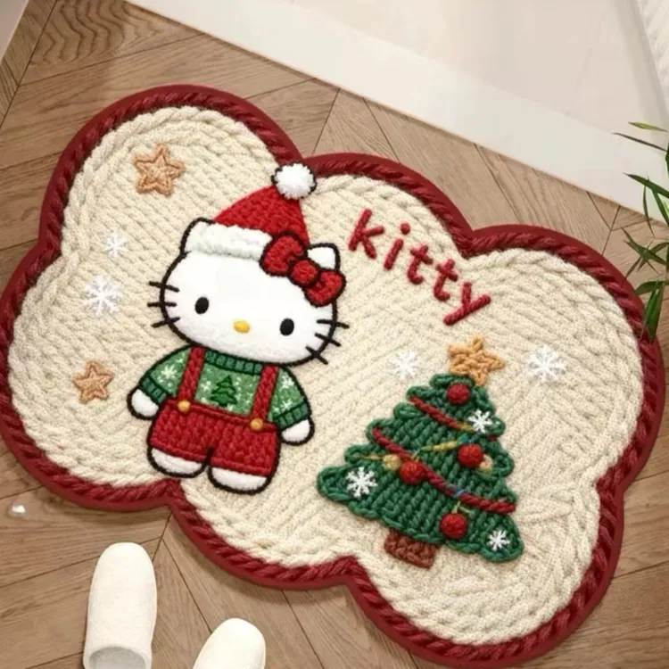 卡通亚麻地垫浴室吸水垫卡通地垫卫生间脚垫洗手间门口