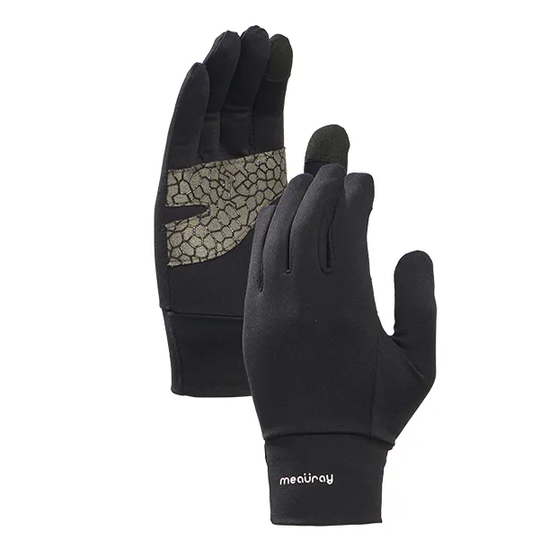 meauray秋冬手套户外运动跑步保暖触屏手套防寒薄绒男女通用手套