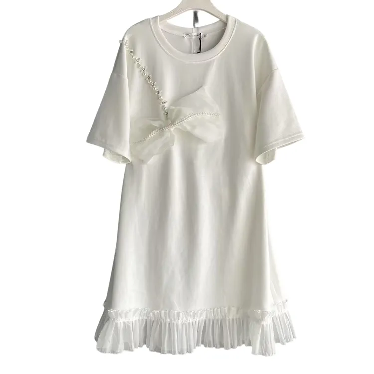 大码女装时尚半袖连衣裙