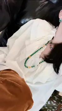 李豆儿 小众设计 叠花边领韩系上衣