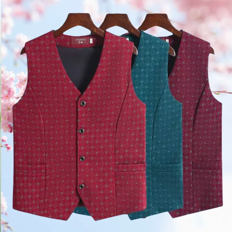 中老年新款马甲春秋外套薄款妈妈坎肩女装奶奶宽松大码背心短款