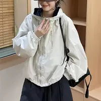 【外套系列】穿搭利.器 高级感 韩版撞色短款冲锋衣