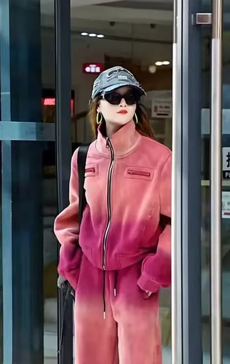 【GEYANTU】767（上衣）冬季运动卫衣宽松百搭洋气立领春秋加绒休闲