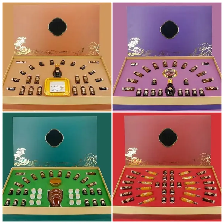 美容院养生馆四叶草身体盒套泥灸艾灸姜丹膏体套盒推背按摩草本套