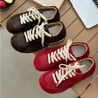 保龄球鞋~复古美拉德系带运动休闲德训鞋女阿甘鞋1550-15/A15