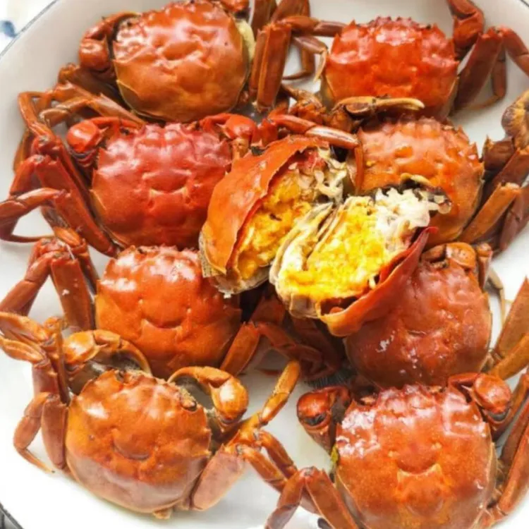 【活蟹4】河蟹公顺丰包邮1.7两到2.0两8只+路损4只(一两左右)