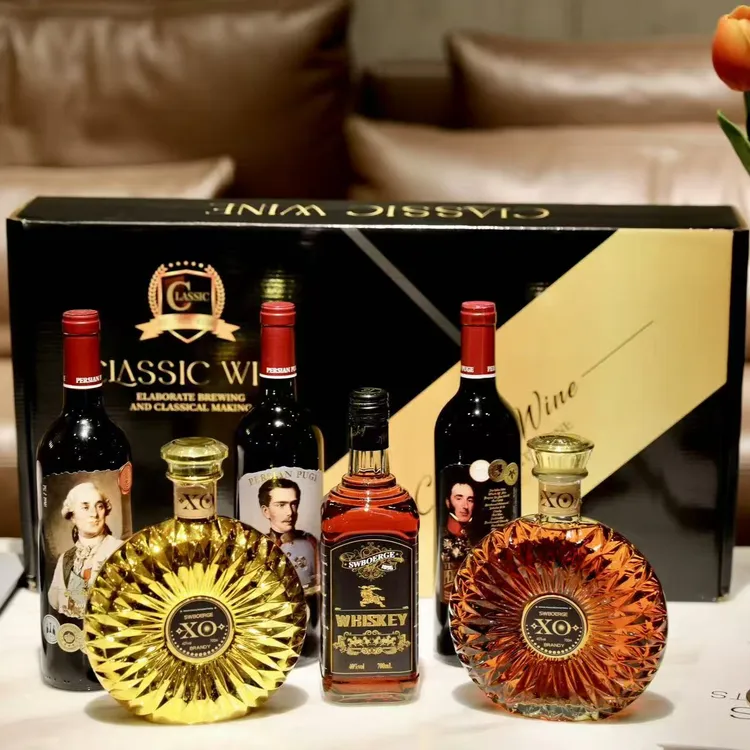 波斯普歌三爵红洋酒六支组合装lz
