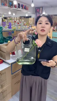琉璃瑞直花瓶花器Q-晚4