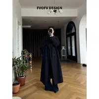 FVOFV【人生大衣】微米山羊绒纱线高定细腻质感轻盈保暖大衣JSX0008