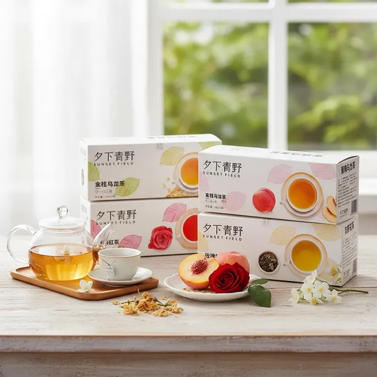夕下青野茉莉花茶玫瑰红茶金桂乌龙蜜桃茶茶便携独立小袋冷泡茶包