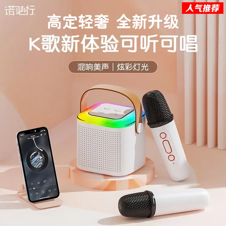 话筒音响一体家用套装便携麦克风音箱无线蓝牙全民K歌儿童家庭KTV