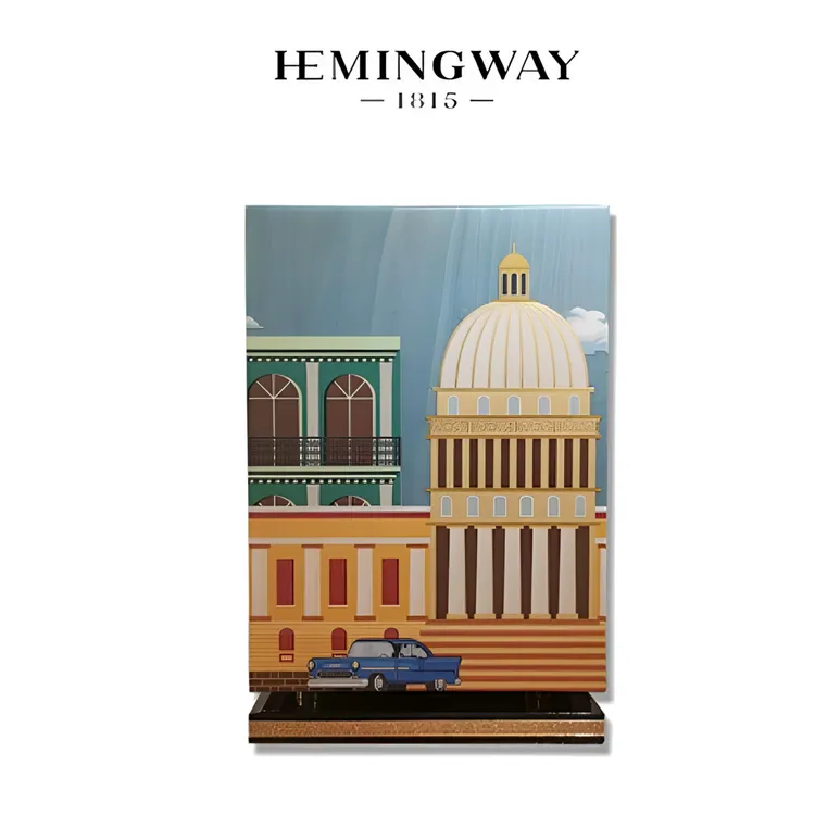 新款迪拜Hemingway国会大厦雪茄盒海明威雪茄吧会所雪茄保湿盒