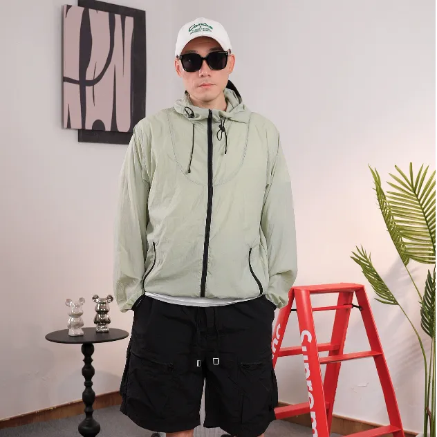 【3.0小冰皮黑胶帽檐】宽松原纱男女同款防晒衣百搭透气轻薄