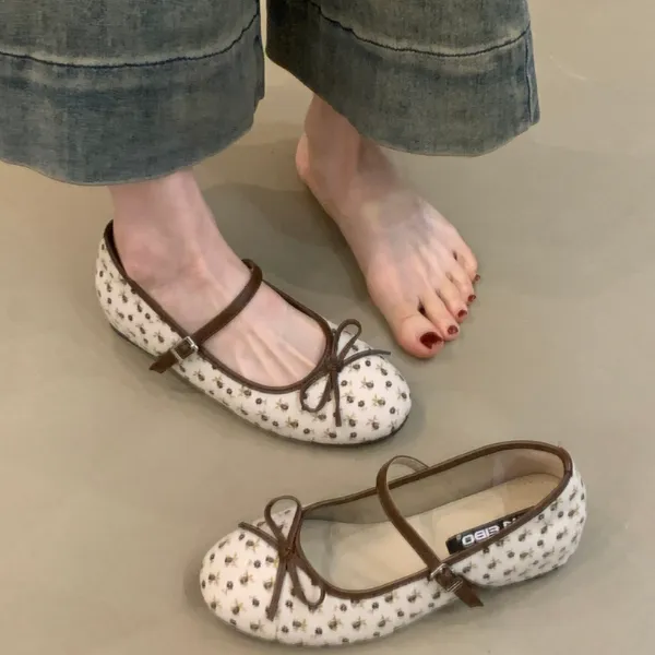 LB-K1083法式小众玛丽珍鞋甜美温柔仙女绒面圆头浅口内增高晚晚鞋