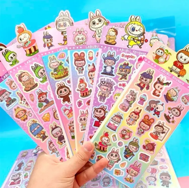 【到手20张】卡通新款小恶魔咕卡贴纸DIY贴纸创意手账素材贴纸包
