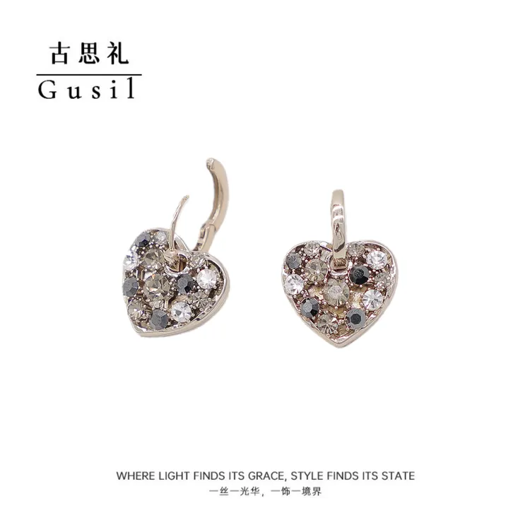 铜合金无非金属耳饰 时尚精致轻奢高级感耳环GS9346-RH