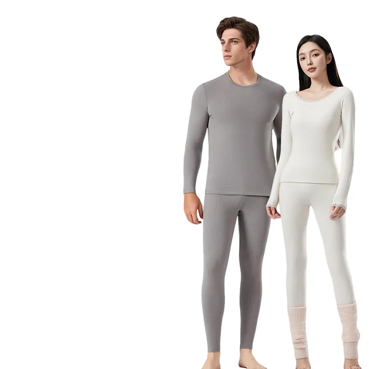 山茶花润肤保暖内衣男套装秋冬10A抗菌锦鲤好运秋衣秋裤套装6100