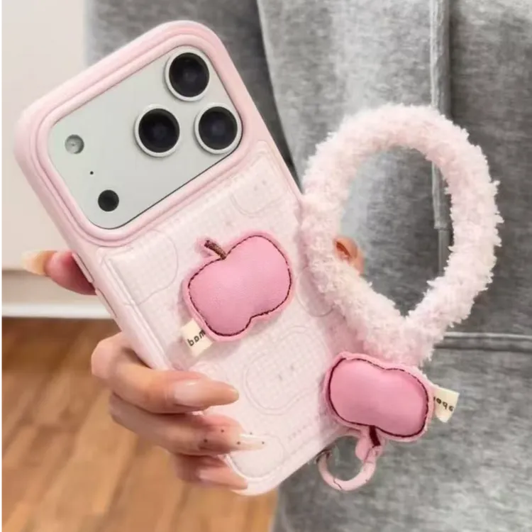 立体苹果适用苹果17手机壳13/14ProMax卡通iPhone16/INS风17P