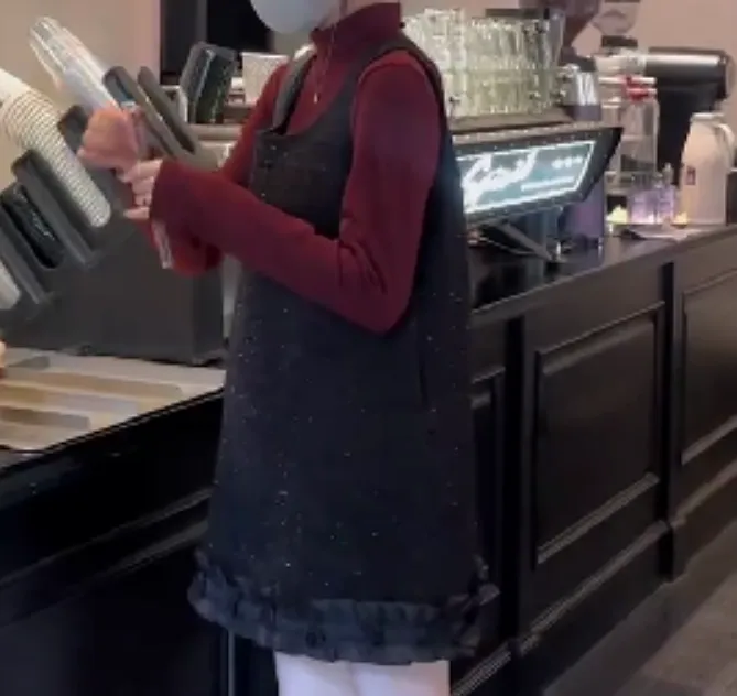 2024冬季新款时尚女装网红高级感休闲爆款马甲裙打底衫两件套乖ty