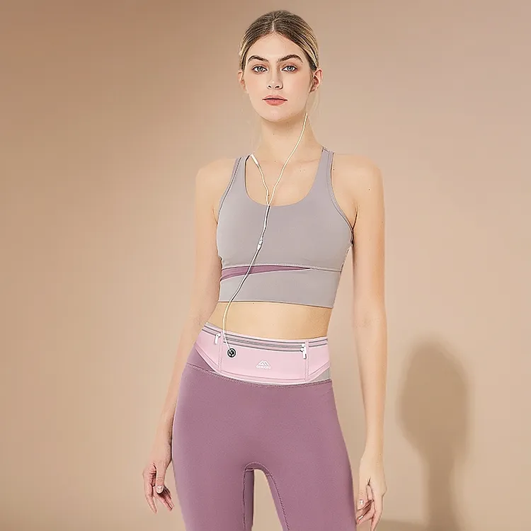 跑步手机包户外高能感休闲防水薄款便携贴身手机时尚腰包