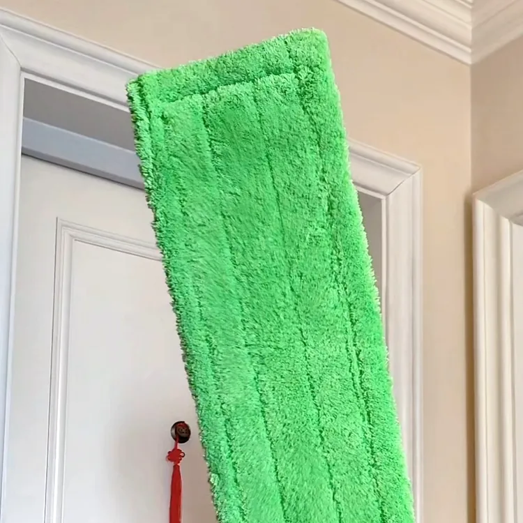 【特制50大绿绒布拖片】清洁垫除尘布【小是家居】干湿两用出口尾抹布