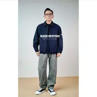 【BlackMystery】安缦2.0 秋冬全棉成衣水洗挺阔小弯刀休闲裤 8678