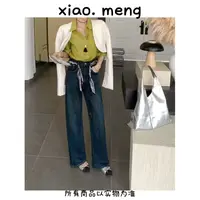 设计感米爆加厚显瘦直筒拖地裤（9172）