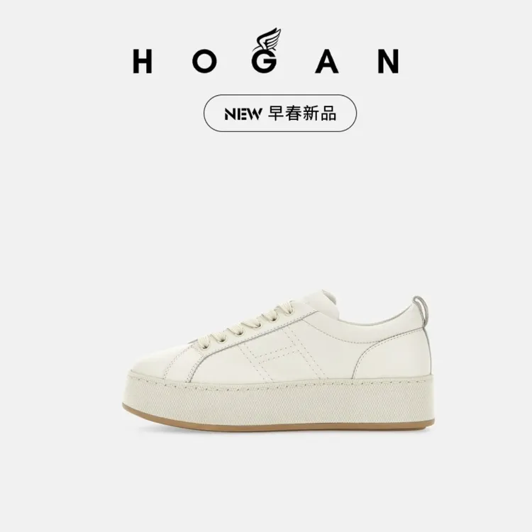 HOGAN 女鞋2025早春新品H-Wrap系列H681船鞋厚底鞋运动休闲鞋