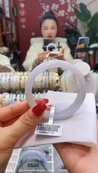 【闪购商品】翡翠手镯未镶嵌52宽胎5859/14.6*8.3