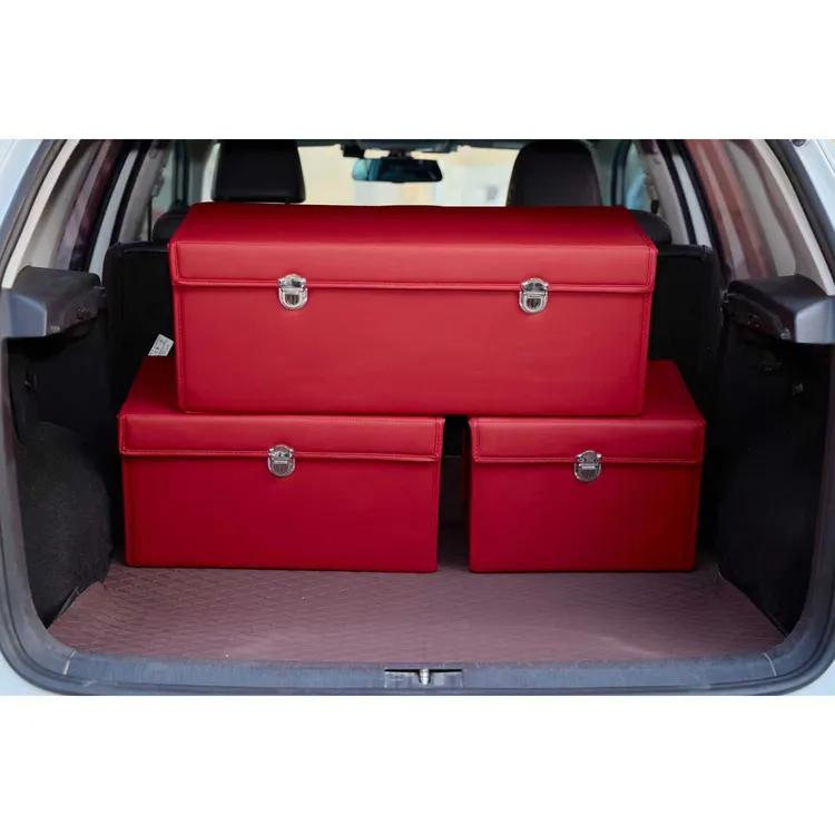 汽车后备箱实用大容量多功能可折叠车载储物收纳箱户外防尘