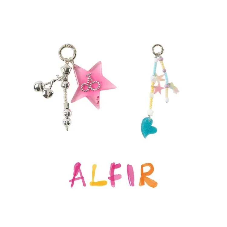 Alfir樱桃星星手机挂链便携通用防丢挂链手机挂件