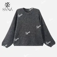 syna希娜 山羊绒慵懒感松软细腻廓形毛衣