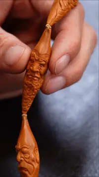 【闪购商品】橄榄核吊坠苏工橄榄核