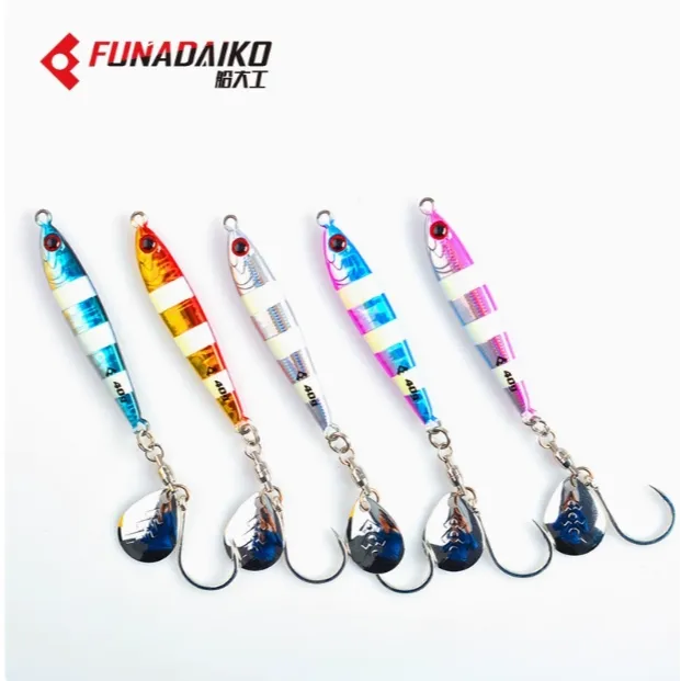 船大工113钨钢慢摇铁板假饵路亚饵夜光岸抛船钓远投刀鲅石斑