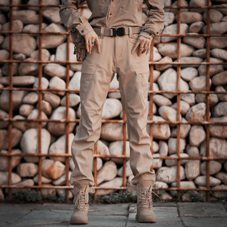 【木子户外】秋冬厚款情侣款通勤轻便潮流户外显瘦高腰修身休闲裤