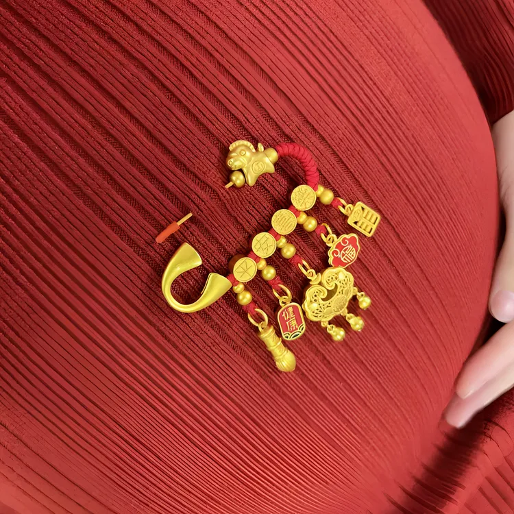 马宝宝孕妇别针压惊平安外出满月礼物可换生肖配件婴幼儿防惊跳