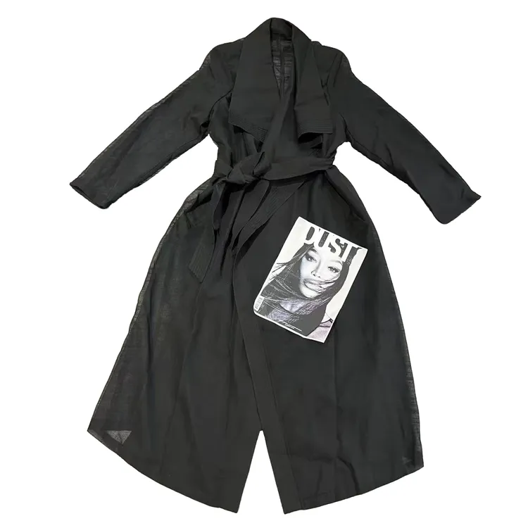 老大同款气质风衣外套